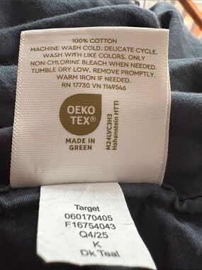 Duvet Cotton Cover in Deep Teal